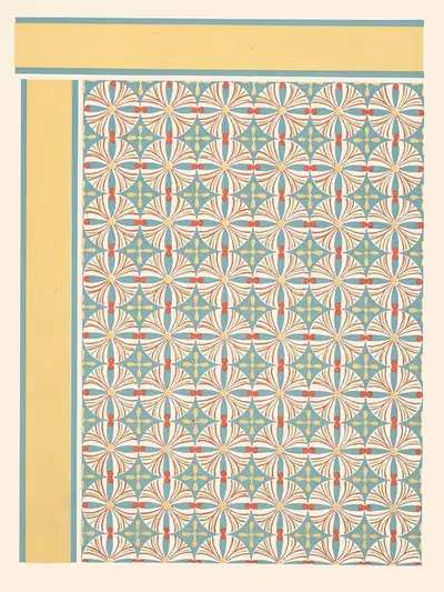 41. Потолок гробницы Даменемхата (№ 82) by Гюстав Жекиер, 1911 — digital art print download