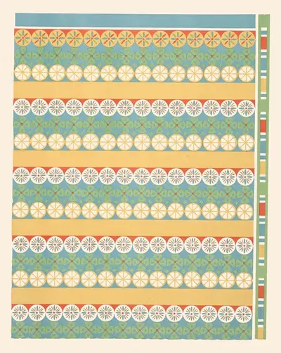 Потолок гробницы Неси-па-Ноферхера (№ 68) by Гюстав Жекиер, 1911 — digital art print download