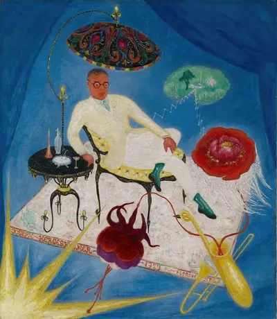 Joseph Hergesheimer by Florine Stettheimer, 1923 — digital art print download