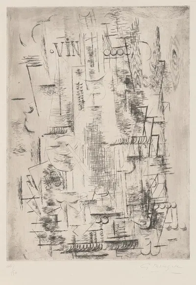 Bass by Georges Braque, 1911 — digital art print download