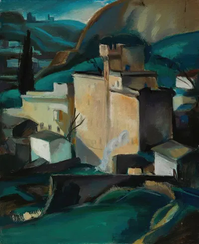 Townscape from Italy by Henry Ericsson, 1920 - 1929 — digital art print download