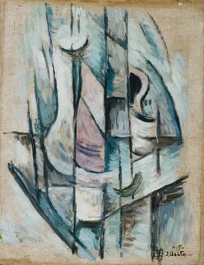 Cubist Still-Life by Ilmari Aalto, 1915 — digital art print download