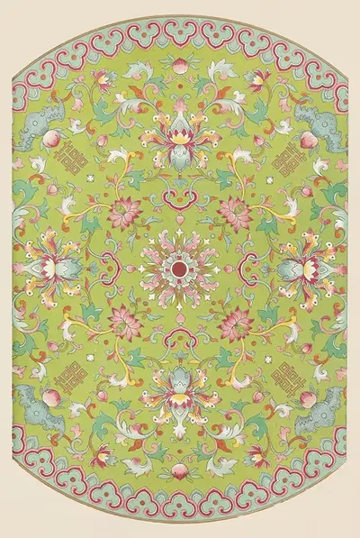 Examples of Chinese ornament, Pl.15 by Owen Jones, 1867 — digital art print download