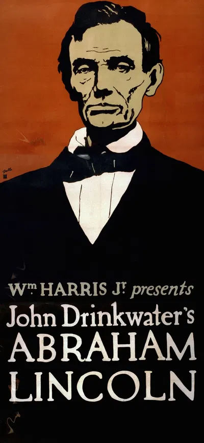 Wm. Harris, Jr. presents John Drinkwater's Abraham Lincoln by Чарльз Баклс Фоллс — digital art print download