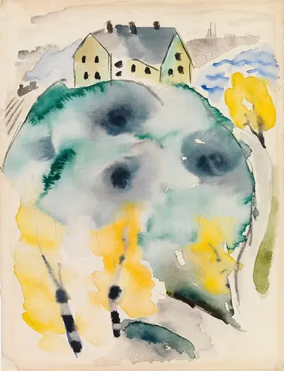 Autumn Landscape by Sulho Sipilä, 1917 - 1923 — digital art print download