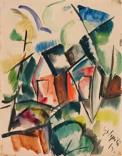 Mökki by Sulho Sipilä, 1917 — digital art print download