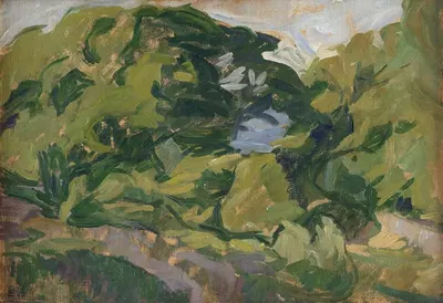 Пейзаж, Кристиансё by Эдвард Вейе, 1908 - 1913 — digital art print download