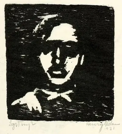 Портрет в мандре by Генри Нильсен, 1931 — digital art print download
