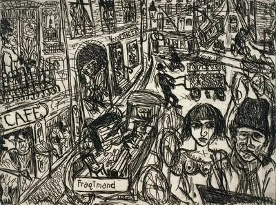 Жизнь на Нёрребро by Джон Кристенсен, 1946 – 1949 — digital art print download