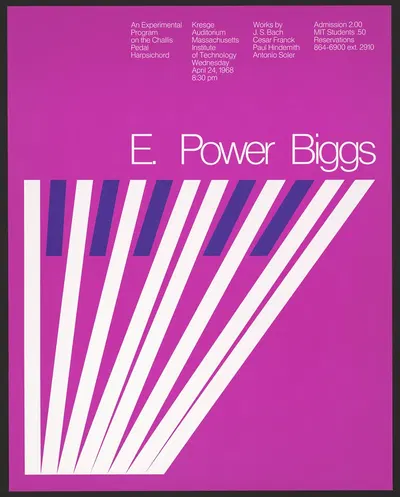 E. Power Biggs by Dietmar Winkler, 1968 — digital art print download