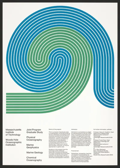 Massachusetts Institute of Technology Woods Hole Oceanographic Institution by Dietmar Winkler, 1967 — digital art print…