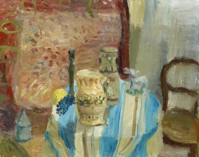 Still Life with Lemon and Grape by Walter Kurt Wiemken, 1929 — digital art print download