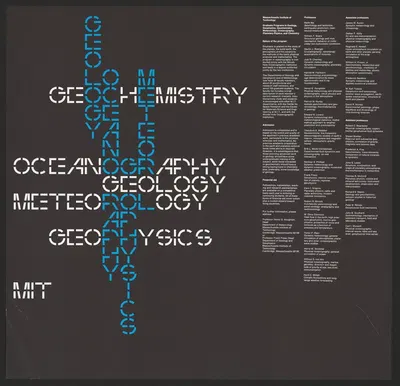 MIT Graduate program in Geology, Geophysics, Geochemistry, Meteorology Oceanography, Planatary Physics, and Chemistry by…