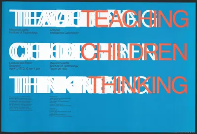 Teaching children thinking by Dietmar Winkler, 1970 — digital art print download