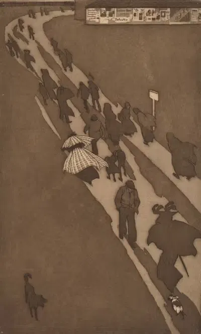 Ноябрь by Евген Кирхнер, 1896 — digital art print download