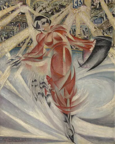 Les six jours ou la patineuse by Félix Del Marle, 1913 — digital art print download