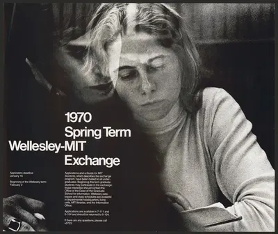Wellesley-MIT Exchange, 1970 Spring term by Dietmar Winkler, 1970 — digital art print download