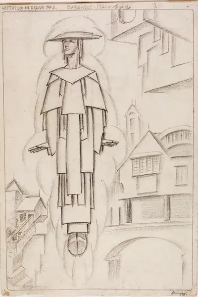 Левитация в сне № 3 by Фредерик Джадд Уо, 1921 — digital art print download