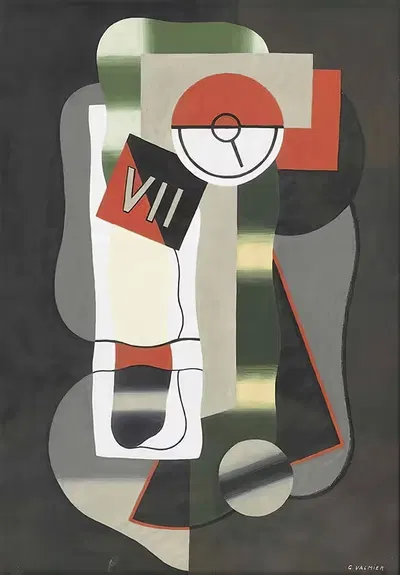 Time by Georges Valmier, 1929 — digital art print download