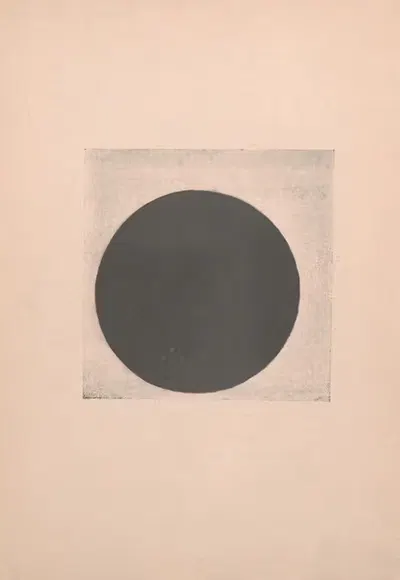 Black Circle by Kazimir Malevich, 1916 — digital art print download