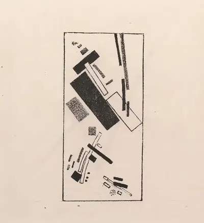 Dynamic Suprematism by Kazimir Malevich, 1920 — digital art print download