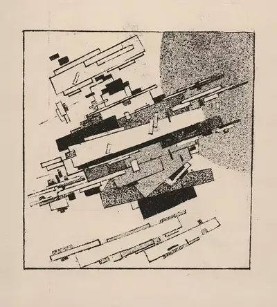 Suprematist Satellites by Kazimir Malevich, 1920 — digital art print download