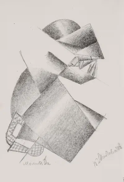 Untitled (Prayer) by Kazimir Malevich, 1913 — digital art print download