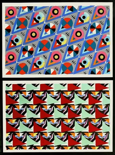 Kunstgewerbliche Schmuckformen fur die Flache Pl 45 by Christian Stoll, 1920 — digital art print download