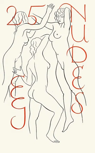 Twenty-five nudes Pl 01 by Эрик Гилл — digital art print download