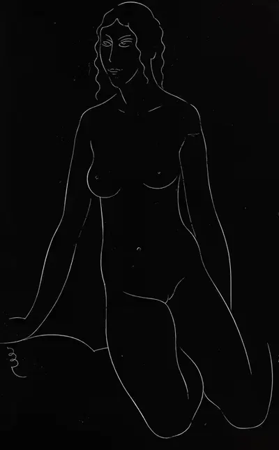 Двадцать пять нюдов Пл. 17 by Эрик Гилл — digital art print download
