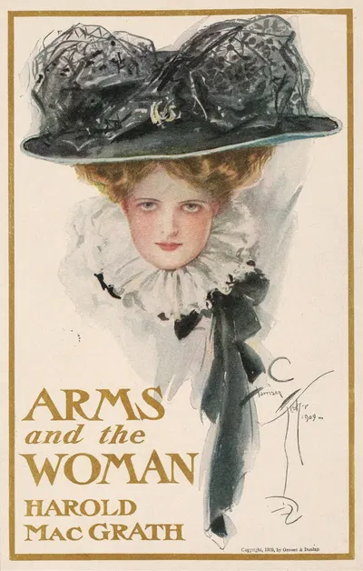 Arms and the woman by Харрисон Фишер, 1909 — digital art print download