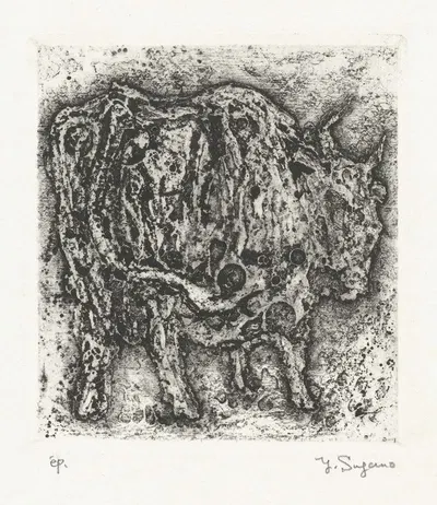 Бык by Ё Сугано, 1937 - 1969 — digital art print download
