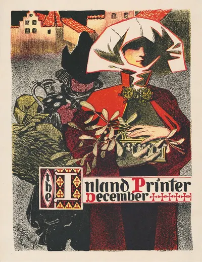 Inland Printer, December by Джозеф Кристиан Лейендеккер, 1890 — digital art print download