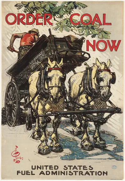 Order coal now by Джозеф Кристиан Лейендеккер, 1918 — digital art print download