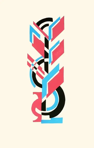 Fleurs, Texte Et Vingt-Six Planches En Couleurs Pl 09 by Serge Gladky, 1929 — digital art print download
