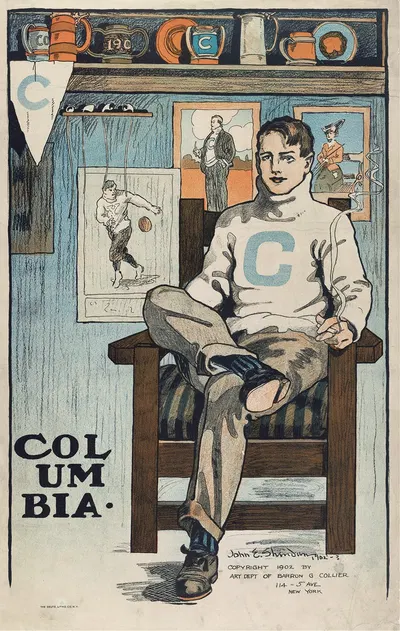 Columbia by Джон Шеридан, 1902 — digital art print download