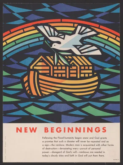 New beginnings by Joseph Binder, 1955 — digital art print download