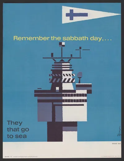 Remember the sabbath day by Joseph Binder, 1963 — digital art print download