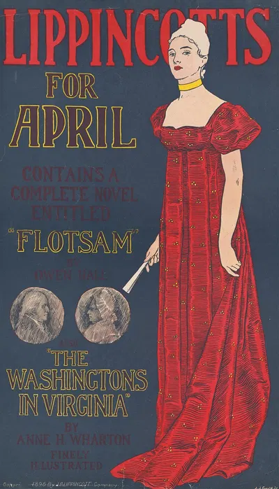 Lippincott's for April by Joseph Gould, 1896 — digital art print download