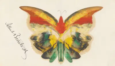 Yellow Butterfly by Albert Bierstadt — digital art print download