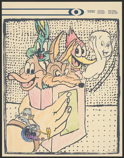 Extremes of visual style by Lanny Sommese, 1970-1980 — digital art print download