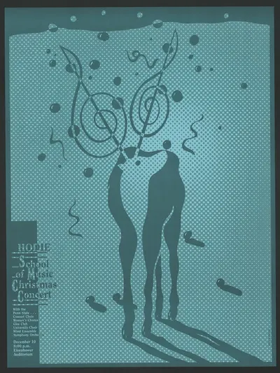 Hodie School of Music Christmas concert… by Lanny Sommese, 1980-1990 — digital art print download