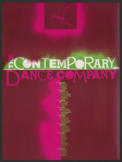 The contemporary dance company… by Lanny Sommese, 1980-1990 — digital art print download