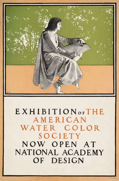 Exhibition of the American Water Color Society by Максфилд Парриш — digital art print download
