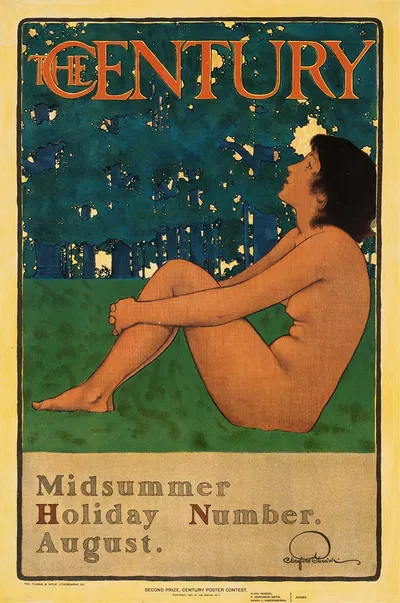 The century midsummer holiday number. August by Максфилд Парриш, 1897 — digital art print download