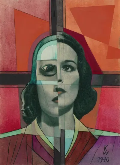 Без названия (коллаж) II; из; '150 листов' by Карл Винер, 1940 — digital art print download