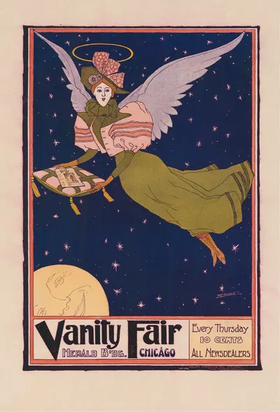Vanity Fair by Ralph Meriman, 1890 — digital art print download