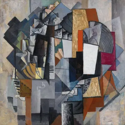 Bureau and Room by Kazimir Malevich, 1913 — digital art print download