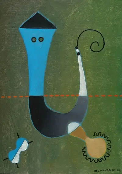 Композиция by Оле Канделин, 1946 — digital art print download