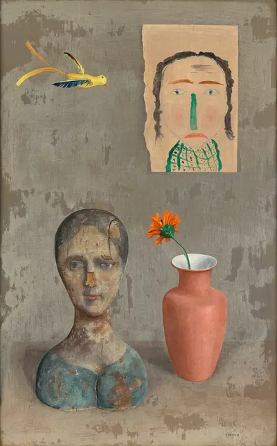 Zwei Köpfe by Rudolf Wacker, 1932 — digital art print download